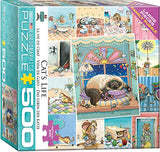 EuroGraphics (EURHR Cat's Life by Gary Patterson 500Piece Puzzle 500Piece Jigsaw Puzzle