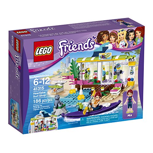 LEGO Friends Heartlake Surf Shop 41315 Building Kit 186 Piece