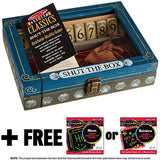 Melissa & Doug Shut-The-Box: Classic Game Set & 1 Scratch Art Mini-Pad Bundle (04377)