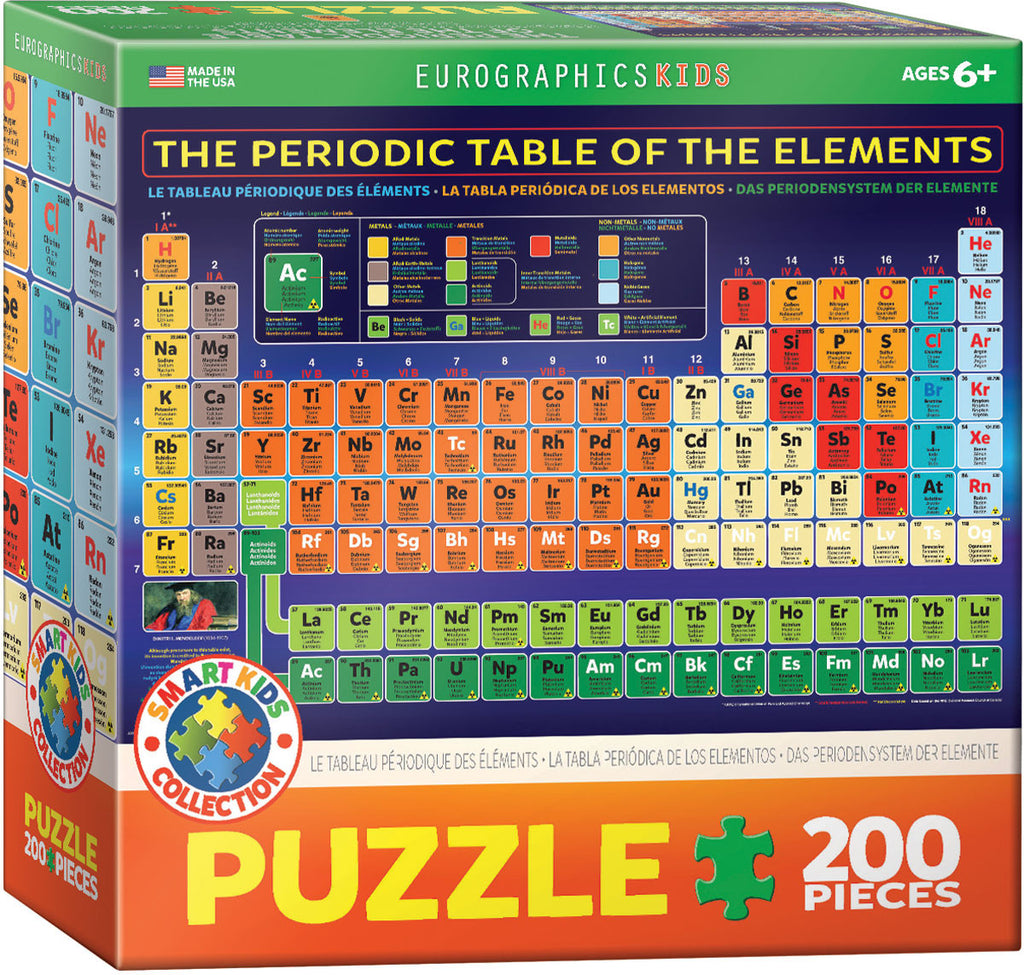 EuroGraphics Puzzles The Periodic Table of Elements