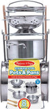 Melissa and Doug Kids' 8-Piece Pots & Pans Play Set