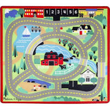 Melissa and Doug Kids' Round the Town Road Rug Playmat