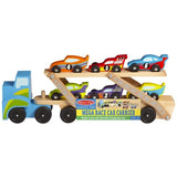 Melissa and Doug Kids' Mega Race-Car Carrier Toy