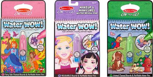 Melissa and Doug Kids' Water Wow Makeup & Manicures, Fairy Tale and Animals Gift Set