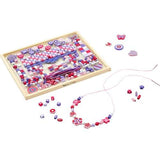 Melissa & Doug Deluxe Collection Wooden Bead Set With 340+ Beads for Jewelry-Making