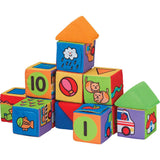 Melissa & Doug K's Kids Match and Build Soft Blocks Set