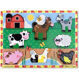 Melissa and Doug Kids Toy, Farm Chunky Puzzle