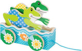 Melissa & Doug First Play Friendly Frogs Wooden Pull Toy