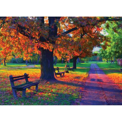 Melissa & Doug Walk in the Park 1500 pc Jigsaw Puzzle