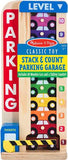 Melissa & Doug Stack & ct Wooden Parking Garage With 10 Cars