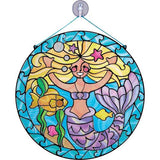 Girl's Melissa & Doug 'Stained Glass Made Easy - Mermaid' Peel & Press Sticker Kit