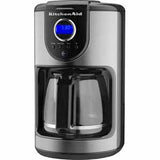 KitchenAid 12 Cup Glass Carafe Onyx Black Coffee Maker (KCM111OB) Closeout