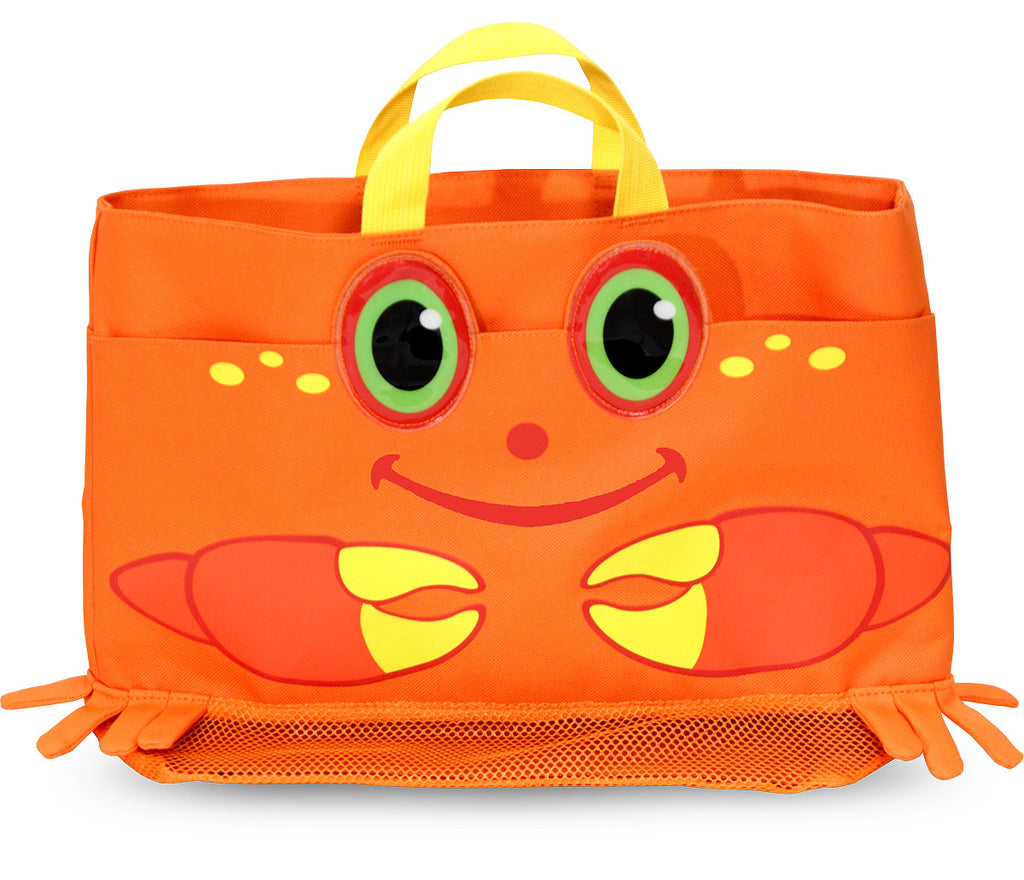 Melissa & Doug Clicker Crab Beach Tote Bag