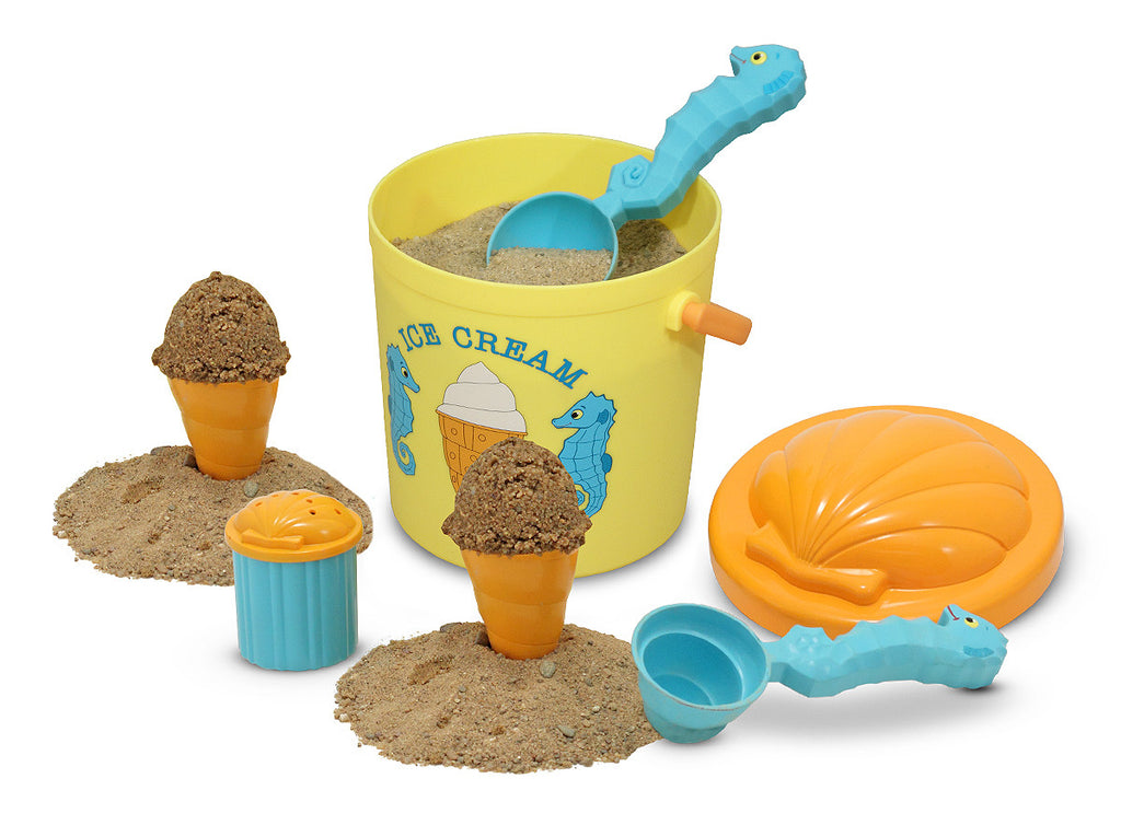 Melissa & Doug Speck Seahorse Sand Ice Cream Set 6433