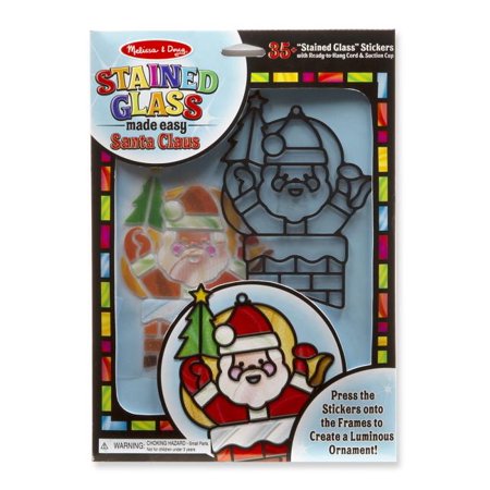 Melissa & Doug Stained Glass Made Easy, Santa Claus