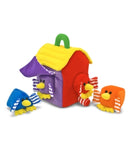 Melissa & Doug Bird House Shape Sorter Soft Baby and Toddler Toy With Handle