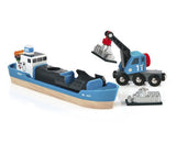 Brio Railway - Accessories - Freight Ship and Crane 33534