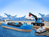 Brio Railway - Accessories - Freight Ship and Crane 33534