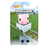 Hot Wheels Minecraft Pig Minecart