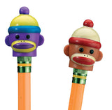 Sock Monkey Pencil Toppers 5910