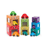 Melissa and Doug Kids' Nesting & Sorting Garages & Cars Toy