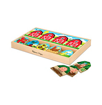 Melissa & Doug Farm Sequencing Storytelling Puzzle Set