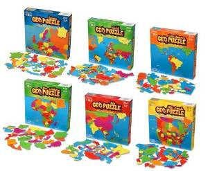 GeoToys Set Of 6 Geopuzzles
