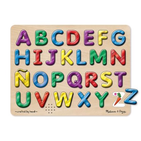 Melissa And Doug Spanish Alphabet Sound Puzzle 27pc