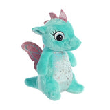 Lily Dragonette with Sound 7 Inch (Sparkle Tales) Stuffed Animal by Aurora