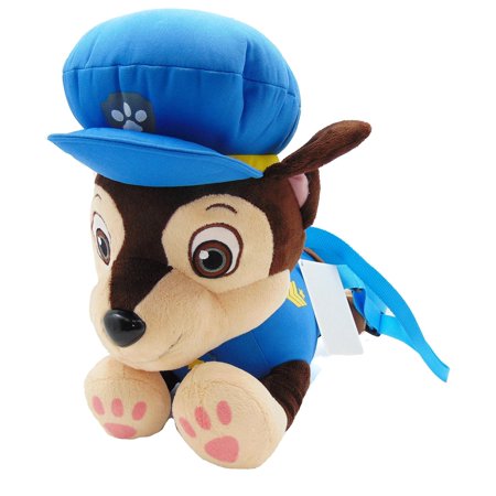 Plush Backpack - Paw Patrol - Chase Blue Soft Doll Bag New 659622
