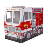 Melissa & Doug Fire Truck Indoor Corrugate Cardboard Playhouse (4 Feet Long)