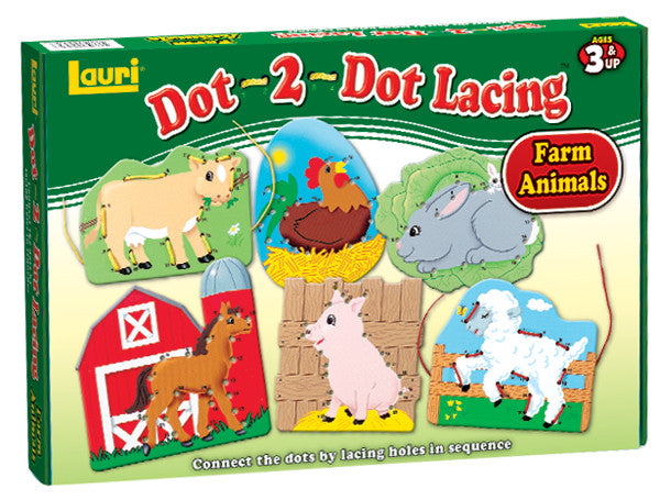 Lauri® Dot-2-Dot Lacing™ Farm Animals 2532