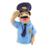 Melissa & Doug Police Officer Puppet With Detachable Wooden Rod