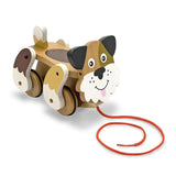 Melissa & Doug Playful Puppy Wooden Pull Toy for Beginner Walkers