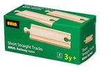 Brio Railway - Rails - Short Straight Tracks 33334