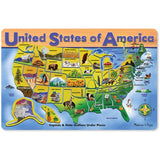 Melissa and Doug Kids Toy, U.s.a. Map Puzzle