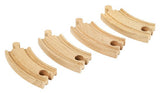 Brio Railway - Rails - Short Curved Tracks 33337