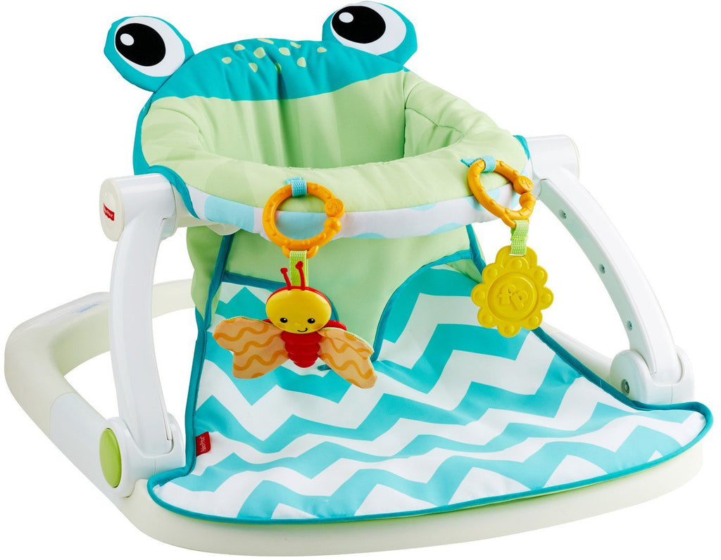 Fisher Price Sit-Me-Up Floor Seat - Citrus Frog CMH49