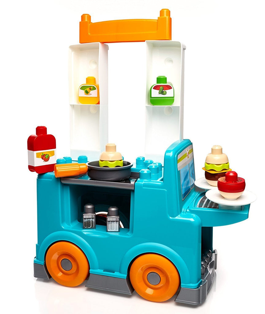 Mega Bloks First Builders Food Truck Kitchen Building Set DPJ55