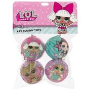 Lol 4 PC Squishy toys