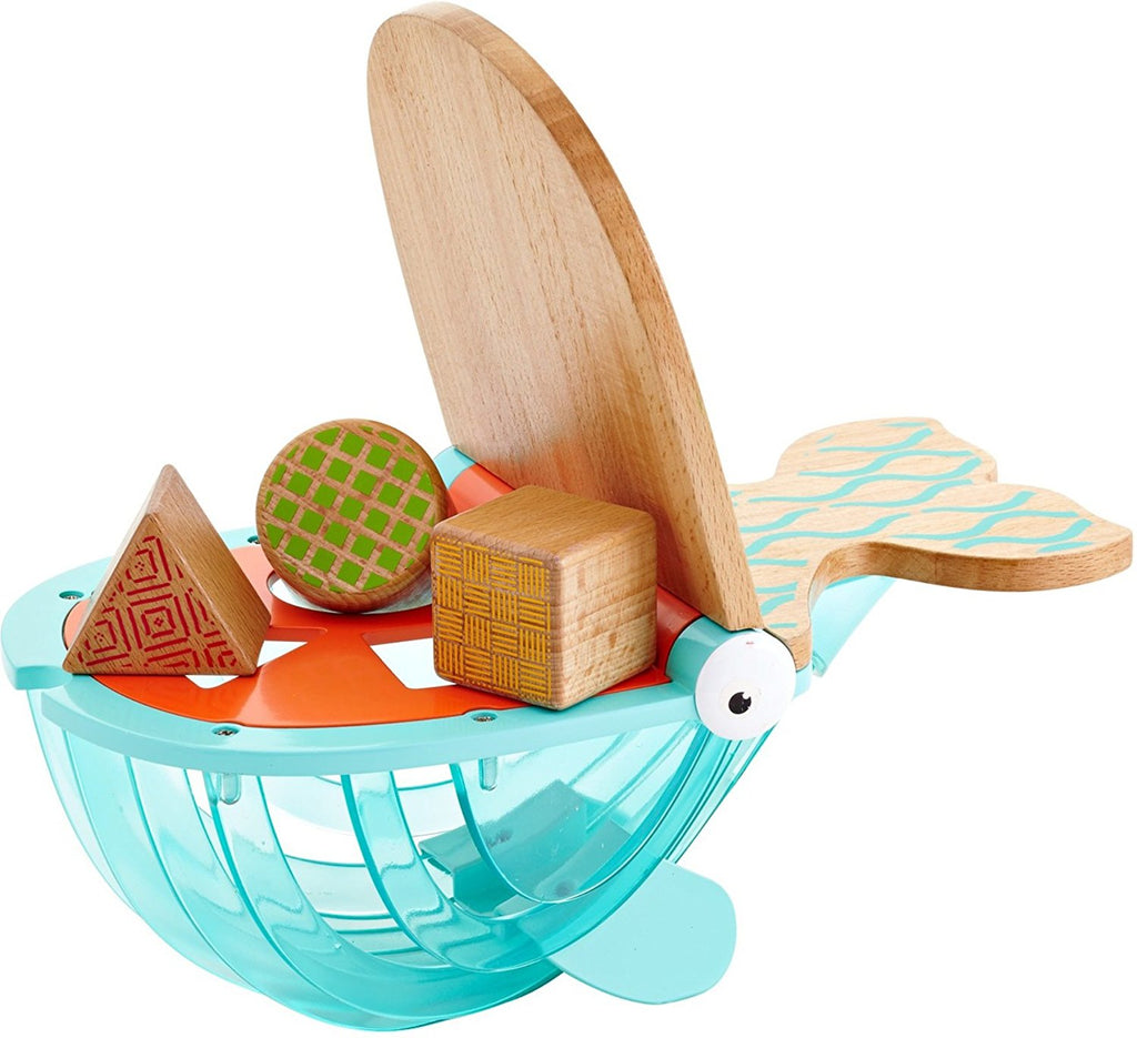 Fisher Price Wooden Toys Hungry Humpback Shape Sorter DJF67