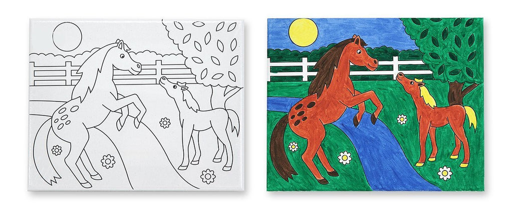 Melissa & Doug Canvas Creations - Horses