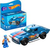 Mega Hot Wheels ‘64 Corvette Grand Sport Real Racecar Building Set with 88 Pieces with Micro Figure Driver Figure, Toy Gift Set for Ages 5 and up