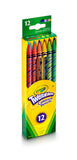 Crayola Twistables Colored Pencils, 12 ct, School Supplies, Coloring Gifts for Kids, Ages 3 & up