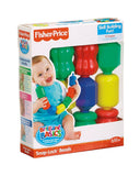 Fisher Price Snap Lock Bead Shapes, 12 Colorful Beads K7169