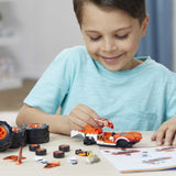 Mega Hot Wheels Monster Trucks Building Sets - Tiger Shark -w/Micro Figure Driver Figure