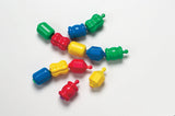 Fisher Price Snap Lock Bead Shapes, 12 Colorful Beads K7169