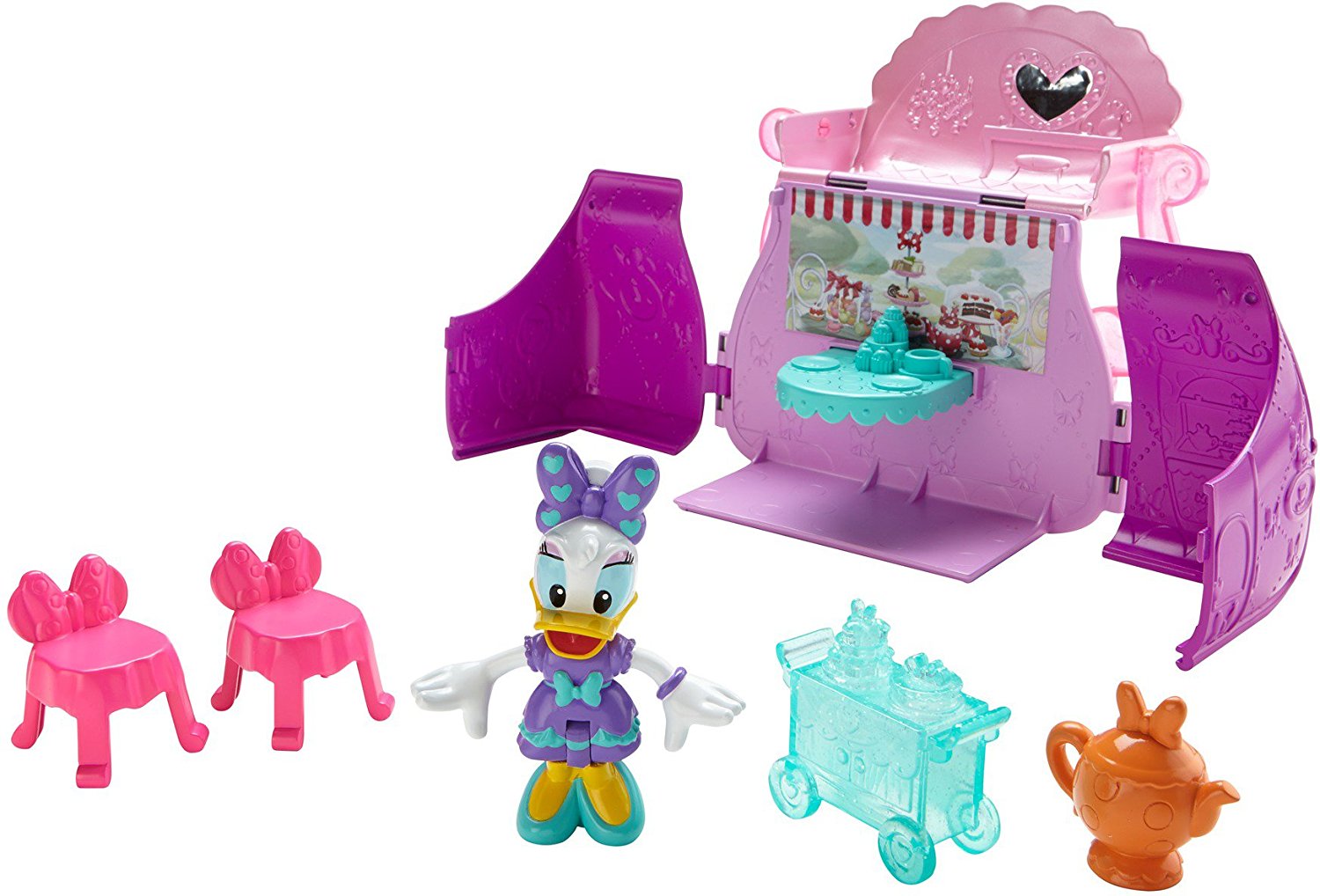 Mattel Fisher-Price Girls Minnie's Happy Helpers Daisy's Fancy Tea Party Toy DTR33