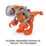 Fisher-Price Imaginext Jurassic World Dominion Pyroraptor Dinosaur Toy with Removable Harness