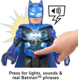 Fisher-Price Imaginext DC Super Friends Deluxe Bat-Tech Batman XL, 10-Inch Poseable Figure with Lights, Sounds and Character Phrases